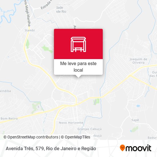 Avenida Três, 579 mapa