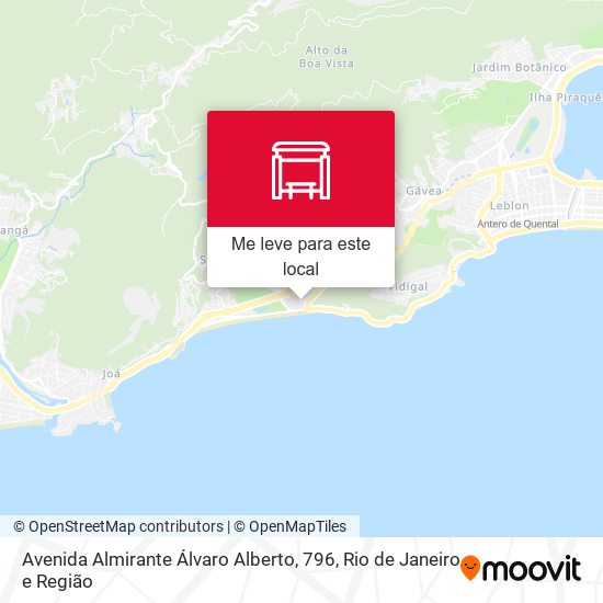 Avenida Almirante Álvaro Alberto, 796 mapa