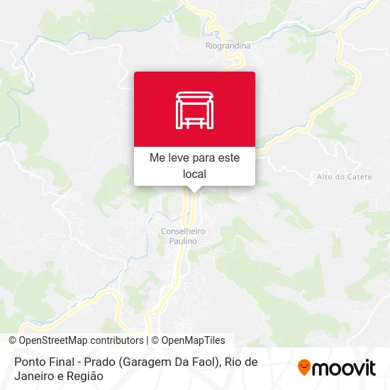 Ponto Final - Prado (Garagem Da Faol) mapa
