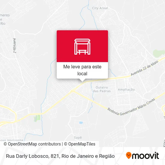Rua Darly Lobosco, 821 mapa