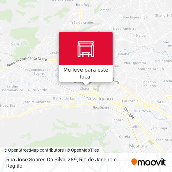 Rua José Soares Da Silva, 289 mapa