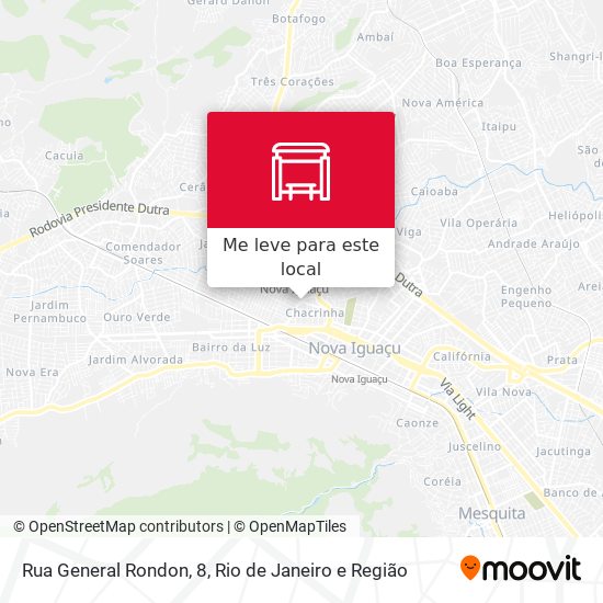 Rua General Rondon, 8 mapa
