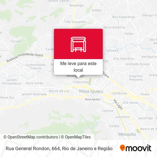 Rua General Rondon, 664 mapa