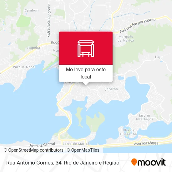 Rua Antônio Gomes, 34 mapa