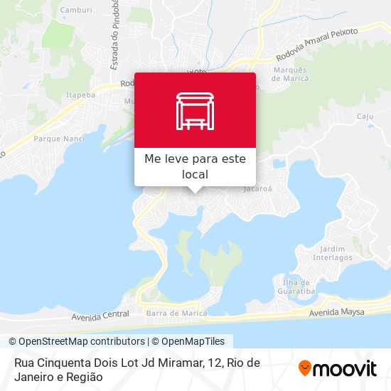Rua Cinquenta Dois Lot Jd Miramar, 12 mapa