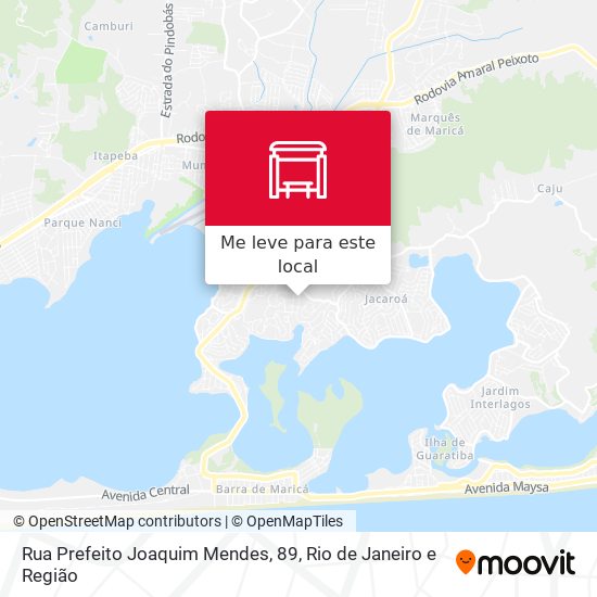 Rua Prefeito Joaquim Mendes, 89 mapa