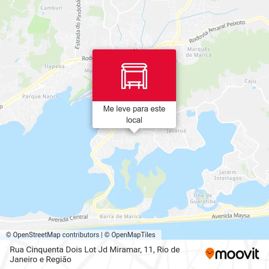 Rua Cinquenta Dois Lot Jd Miramar, 11 mapa