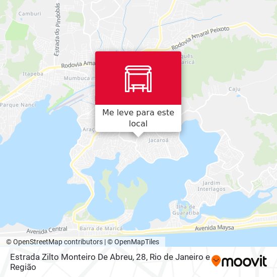 Estrada Zilto Monteiro De Abreu, 28 mapa