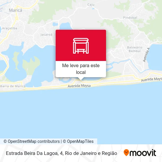 Estrada Beira Da Lagoa, 4 mapa