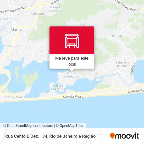 Rua Cento E Dez, 134 mapa