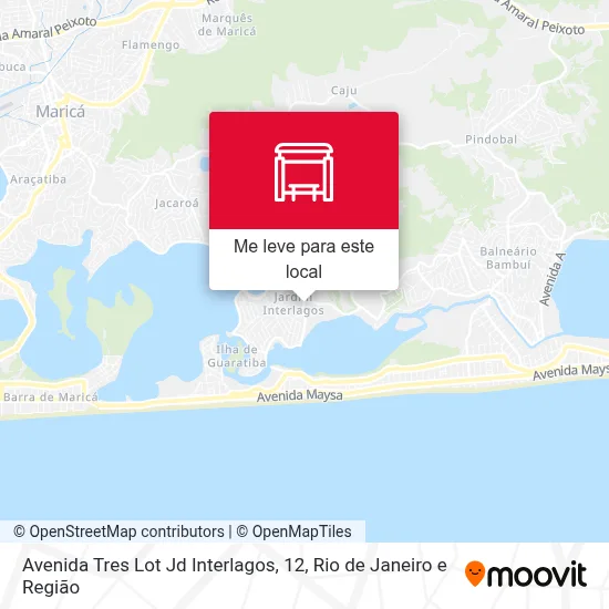 Avenida Tres Lot Jd Interlagos, 12 mapa