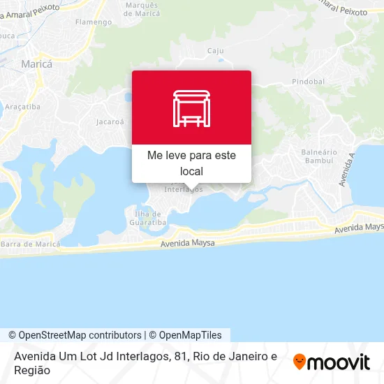Avenida Um Lot Jd Interlagos, 81 mapa