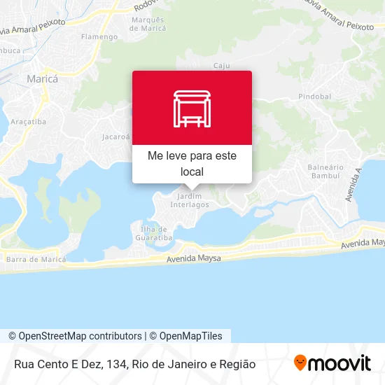 Rua Cento E Dez, 134 mapa