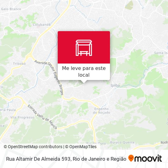 Rua Altamir De Almeida 593 mapa