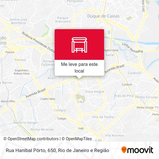 Rua Hanibal Pôrto, 650 mapa