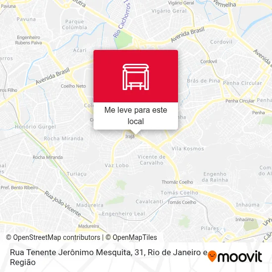 Rua Tenente Jerônimo Mesquita, 31 mapa