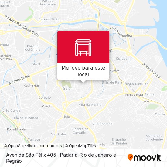 Avenida São Félix 405 | Padaria mapa