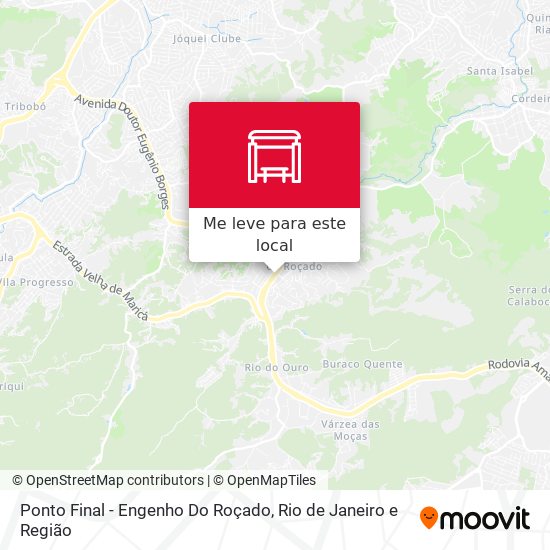 Ponto Final - Engenho Do Roçado mapa