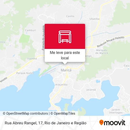 Rua Abreu Rangel, 17 mapa