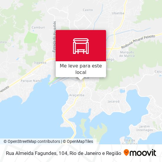 Rua Almeida Fagundes, 104 mapa