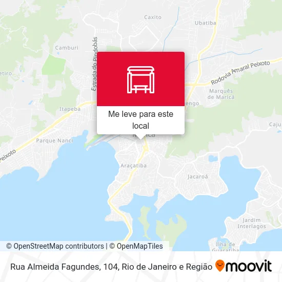 Rua Almeida Fagundes, 104 mapa