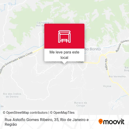 Rua Astolfo Gomes Ribeiro, 35 mapa
