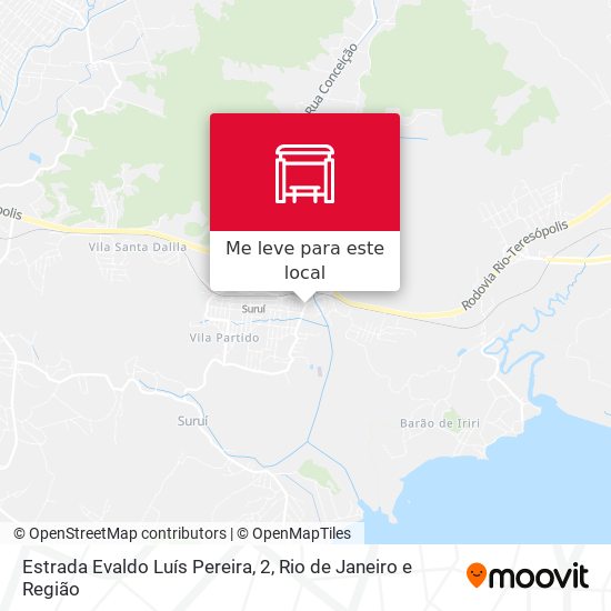 Estrada Evaldo Luís Pereira, 2 mapa