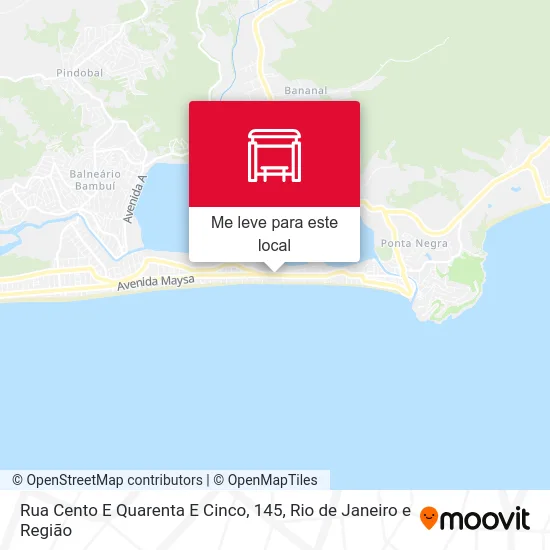 Rua Cento E Quarenta E Cinco, 145 mapa