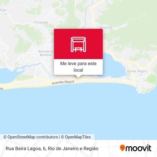 Rua Beira Lagoa, 6 mapa