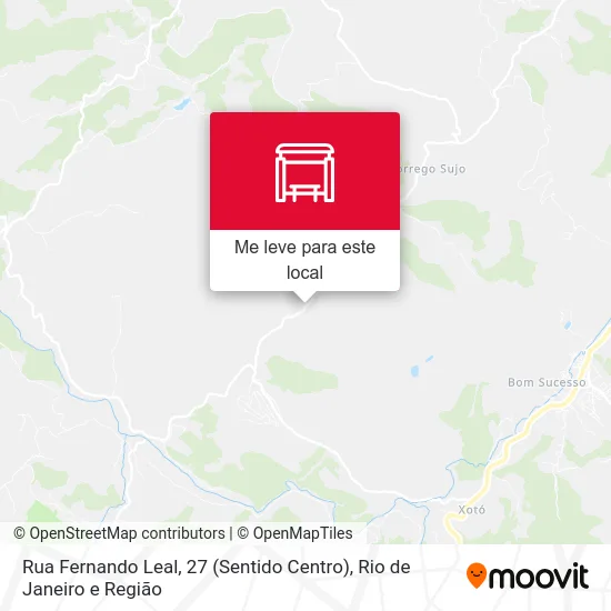 Rua Fernando Leal, 27 (Sentido Centro) mapa