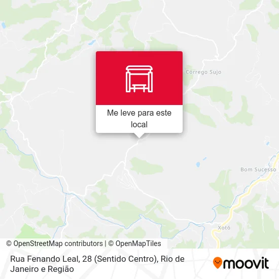 Rua Fenando Leal, 28 (Sentido Centro) mapa