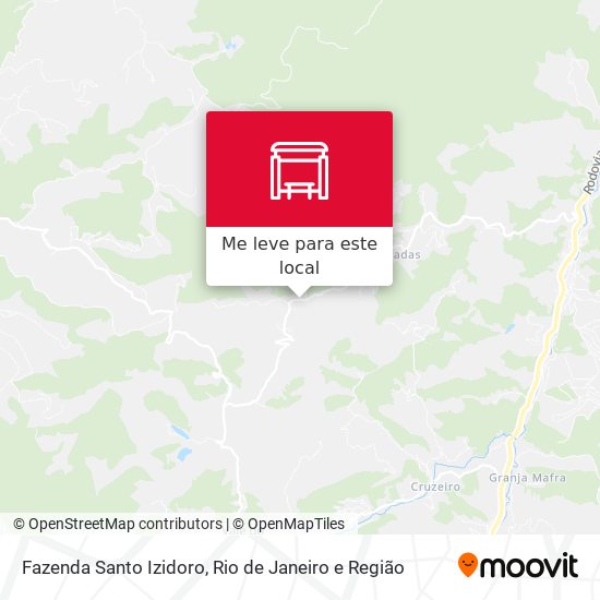 Fazenda Santo Izidoro mapa