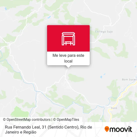 Rua Fernando Leal, 31 (Sentido Centro) mapa