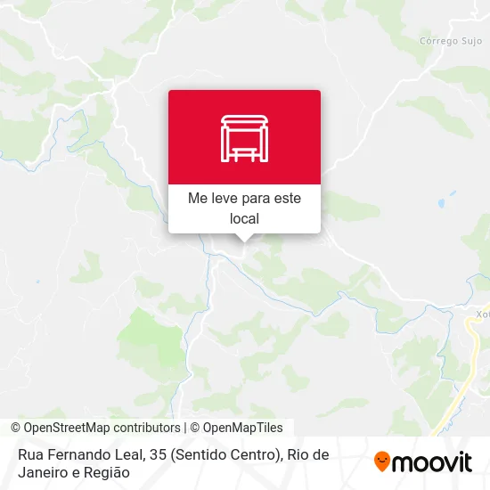 Rua Fernando Leal, 35 (Sentido Centro) mapa