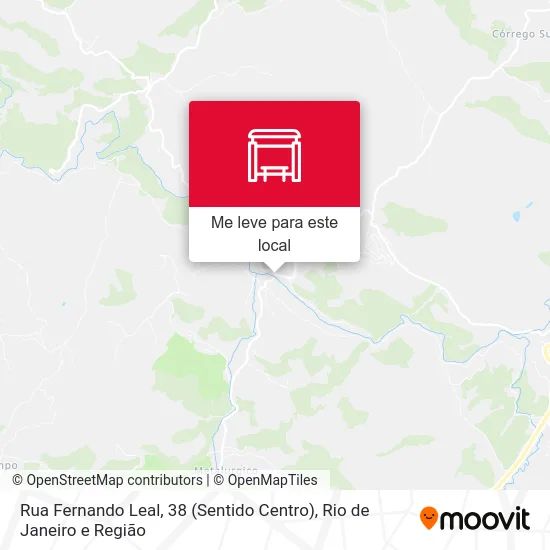 Rua Fernando Leal, 38 (Sentido Centro) mapa
