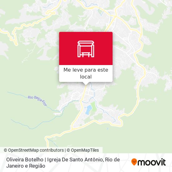 Oliveira Botelho | Igreja De Santo Antônio mapa