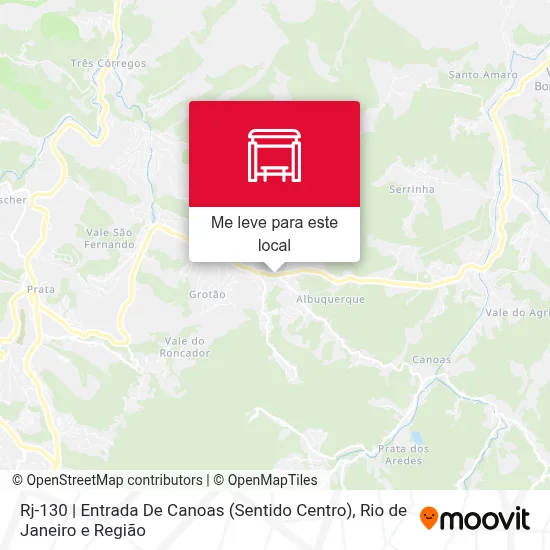 Rj-130 | Entrada De Canoas (Sentido Centro) mapa