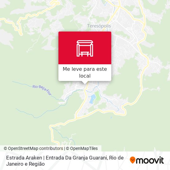 Estrada Araken | Entrada Da Granja Guarani mapa