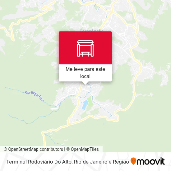 Terminal Rodoviário Do Alto mapa