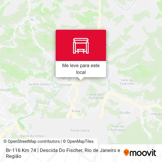 Br-116 Km 74 | Descida Do Fischer mapa