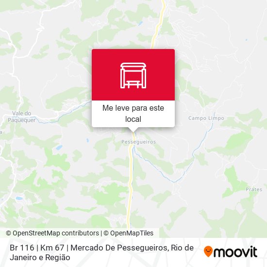 Br 116 | Km 67 | Mercado De Pessegueiros mapa