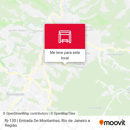 Rj-130 | Entrada De Montanhas mapa