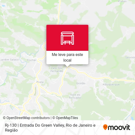 Rj-130 | Entrada Do Green Valley mapa