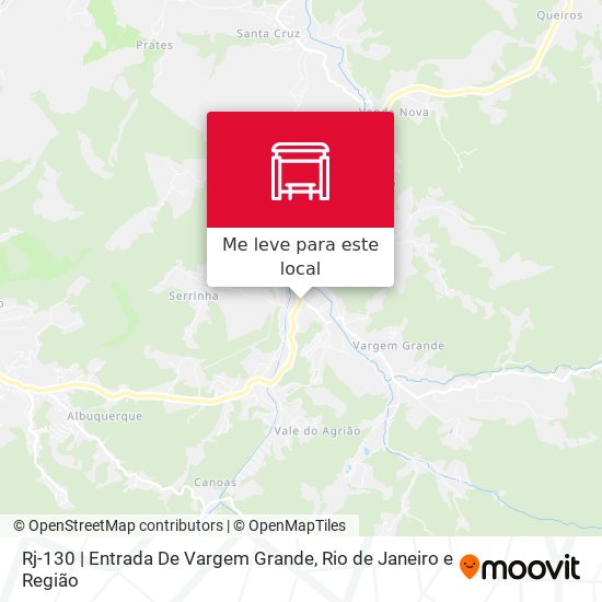 Rj-130 | Entrada De Vargem Grande mapa