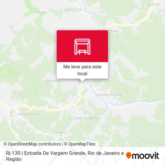 Rj-130 | Entrada De Vargem Grande mapa