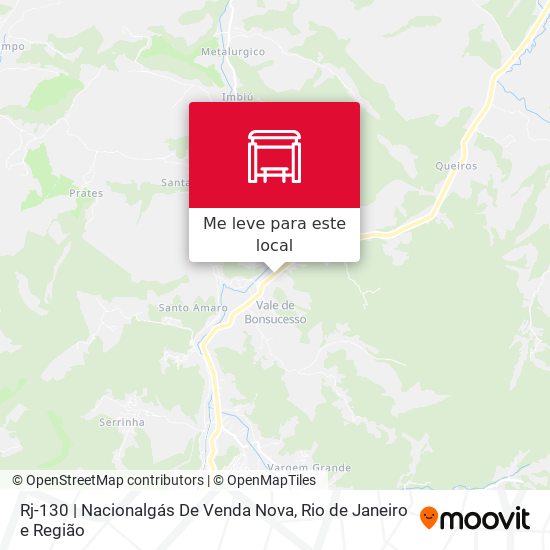 Rj-130 | Nacionalgás De Venda Nova mapa