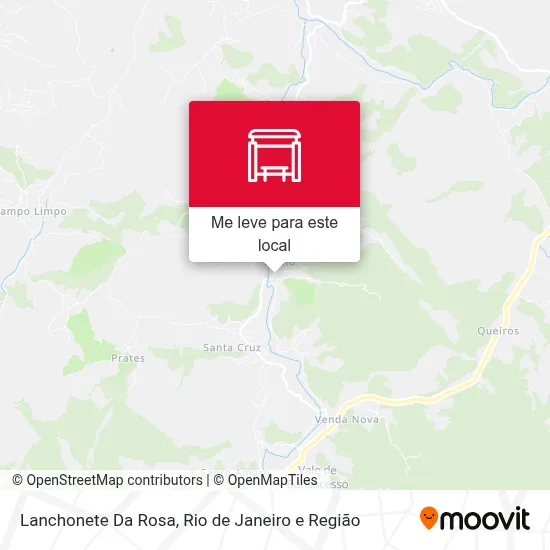 Lanchonete Da Rosa mapa