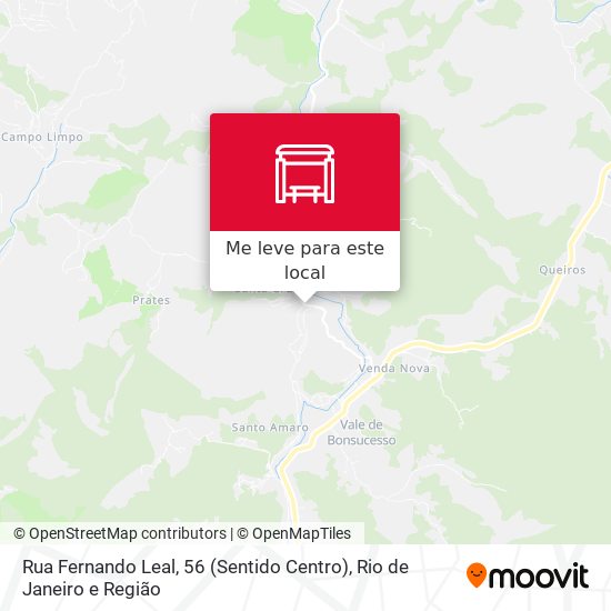 Rua Fernando Leal, 56 (Sentido Centro) mapa