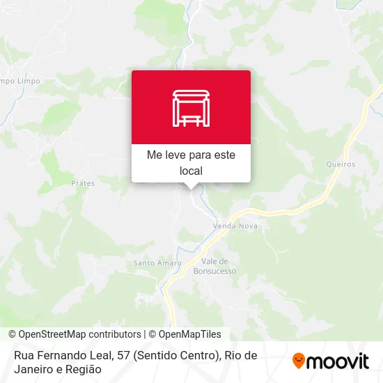 Rua Fernando Leal, 57 (Sentido Centro) mapa