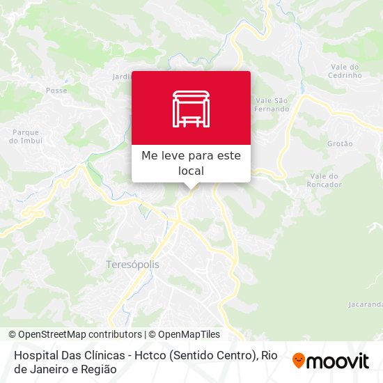 Hospital Das Clínicas - Hctco (Sentido Centro) mapa